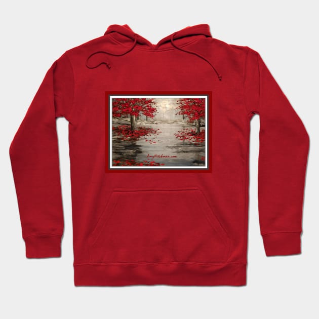 Man In The Boat Hoodie by Amy Nitchman